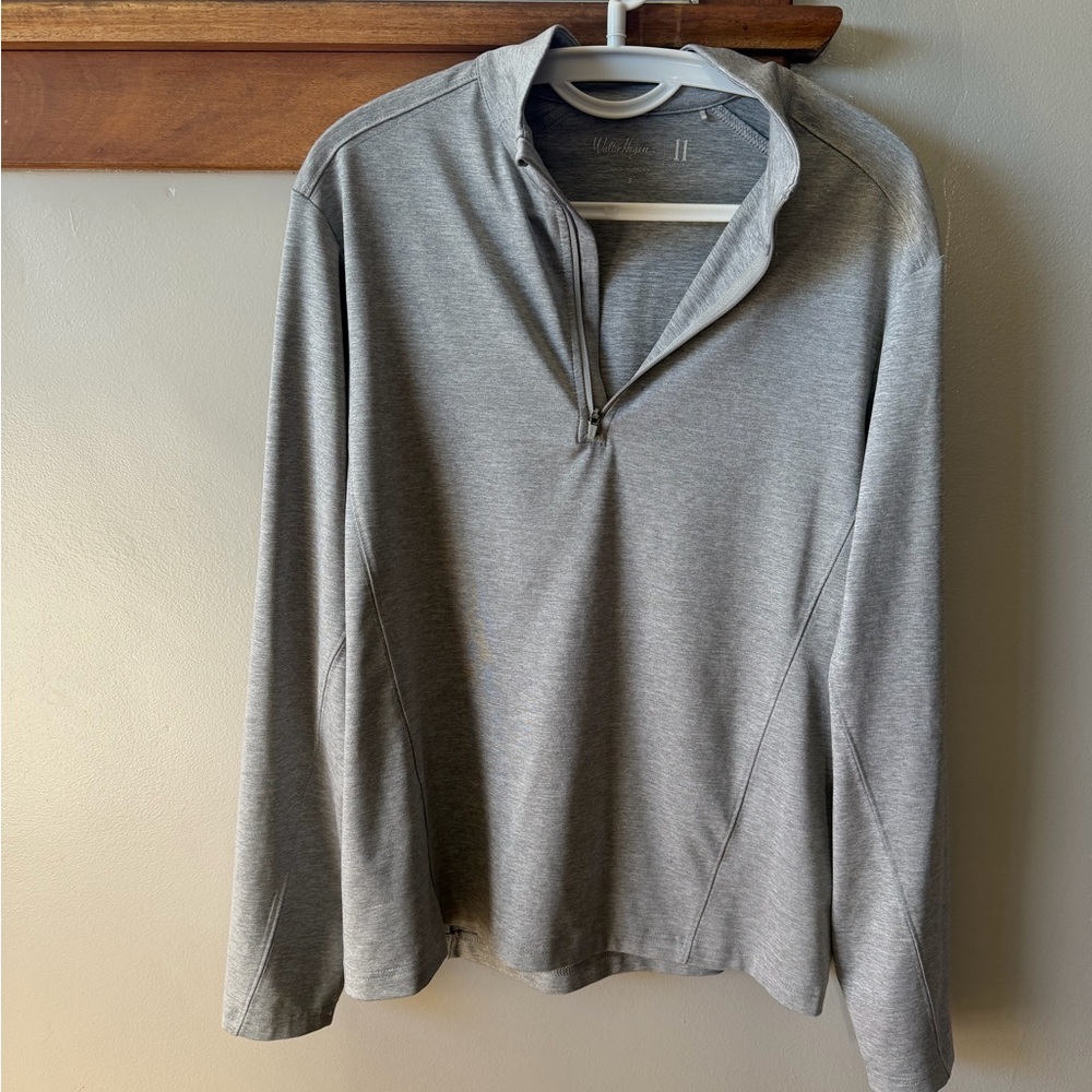 Walter Hagen Men's Zip Up Gray Sweater